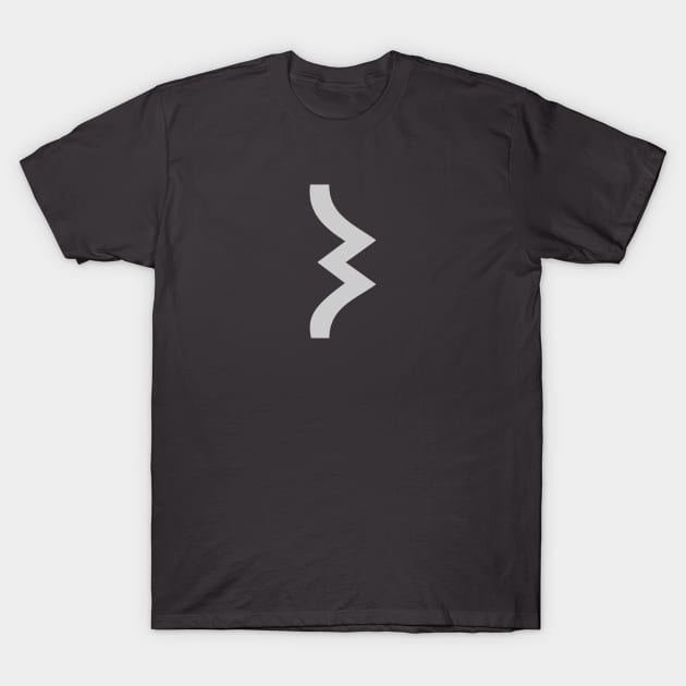 𐰨 - Letter NÇ - Old Turkic Alphabet T-Shirt by ohmybach